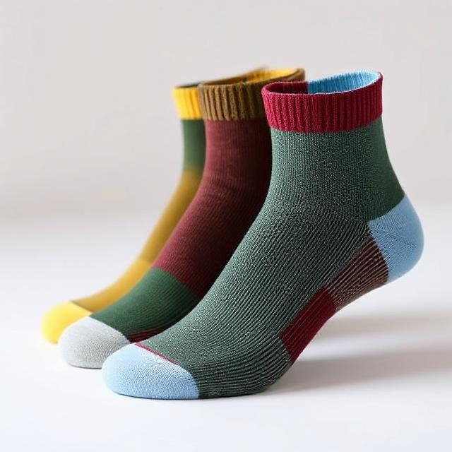 Color-Blocked Breathable Ankle Running Socks Color-Blocked Breathable Ankle Running Socks