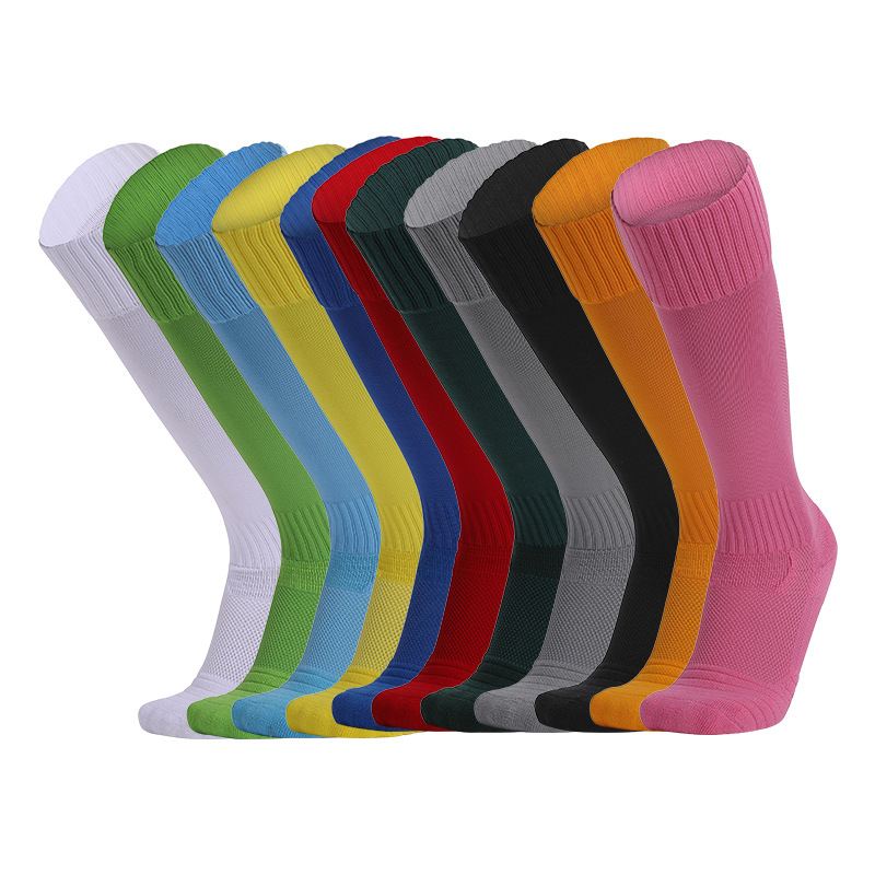 Nylon-like Long Padded Football Socks 