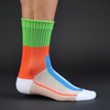 Color-blocked Cushioned Ankle Running Socks