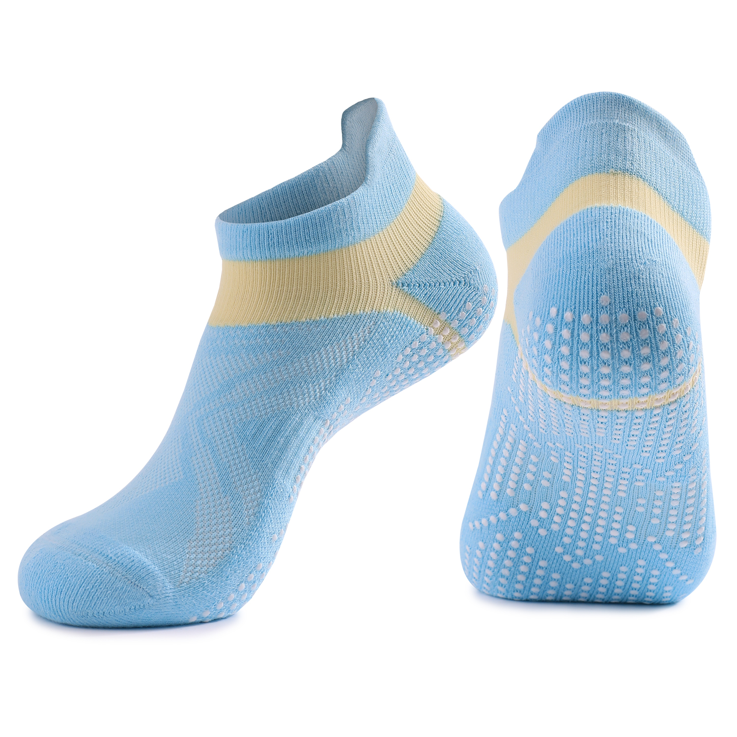 Cushioned Anti Slip Mesh Running Socks