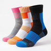 Cushioned Color-blocked Pull-Tab Running Socks