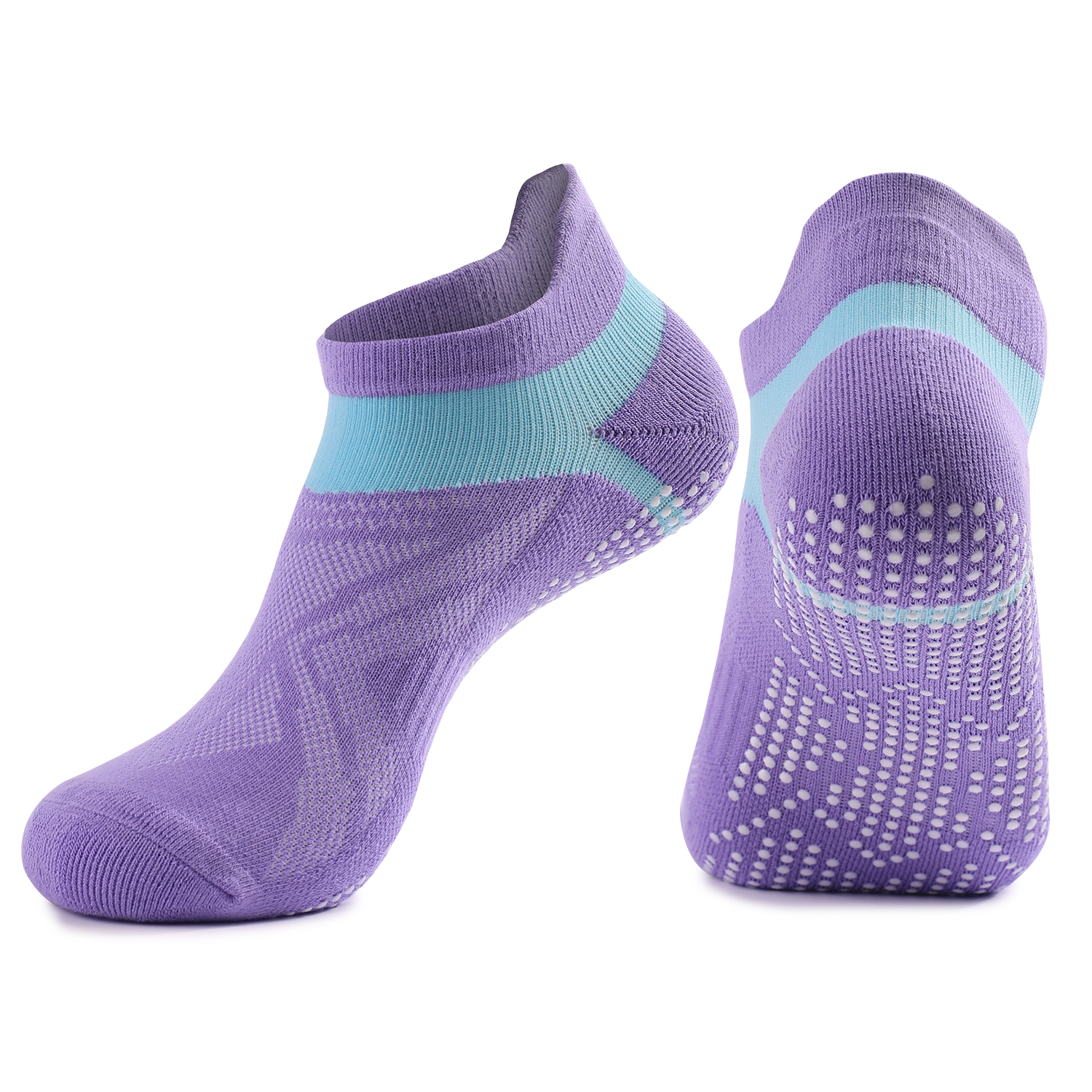 Cushioned Anti Slip Mesh Running Socks