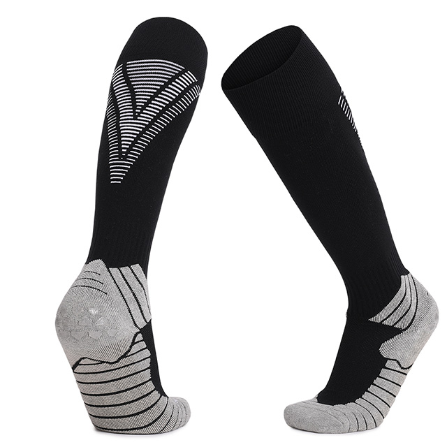 Non-slip Socks with Grips And Padded Soles in High-cut Design