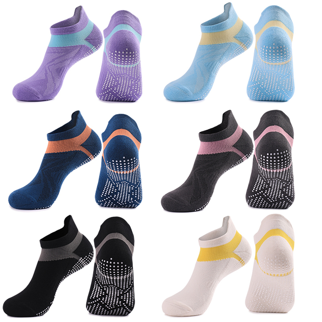 Cushioned Anti Slip Mesh Running Socks