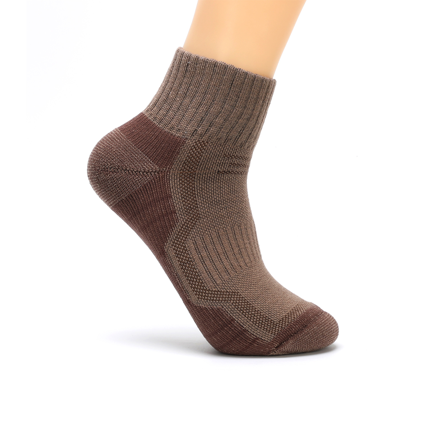 Wool Socks for Active Lifestyles-Cushioned Support and Anti-Slip Design