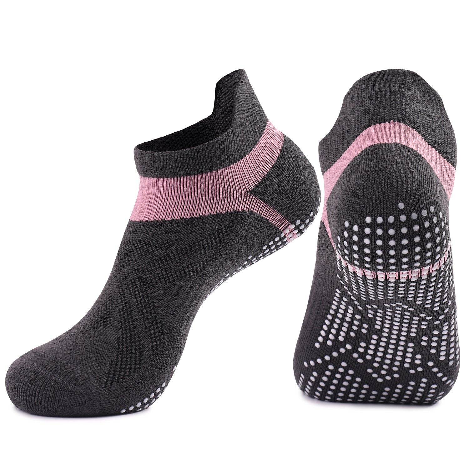 Cushioned Anti Slip Mesh Running Socks