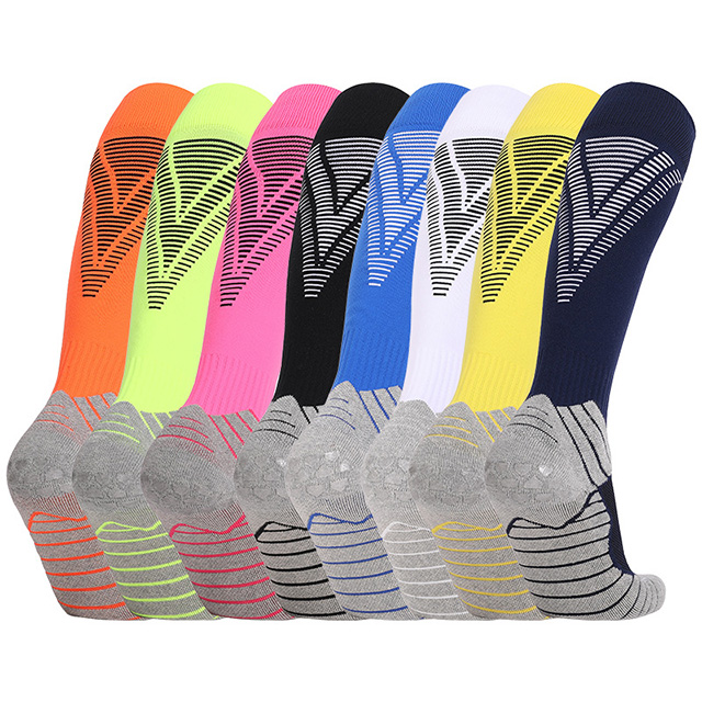 Non-slip Socks with Grips And Padded Soles in High-cut Design