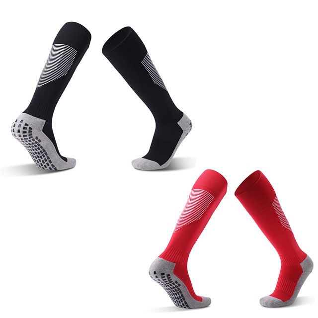 High Cut Non Slip Football Training Socks with Grips