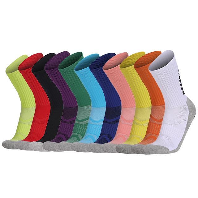 Non Slip Football Socks with Grips for Training Indoor Sports