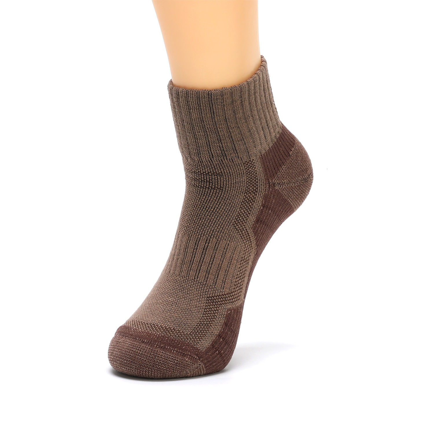 Wool Socks for Active Lifestyles-Cushioned Support and Anti-Slip Design