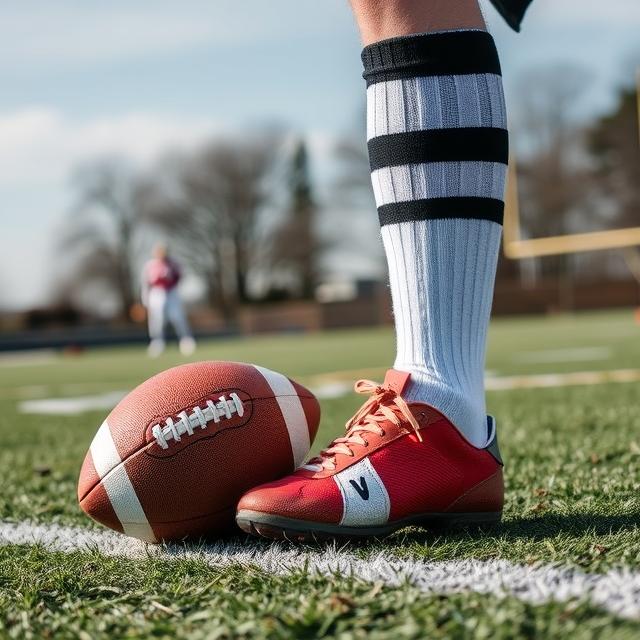scrunch football socks