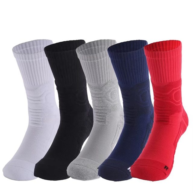 Spring Eco-Friendly Basketball Crew Socks Bulk | Youth Adult Cotton Spandex Sport Socks with Custom Logo
