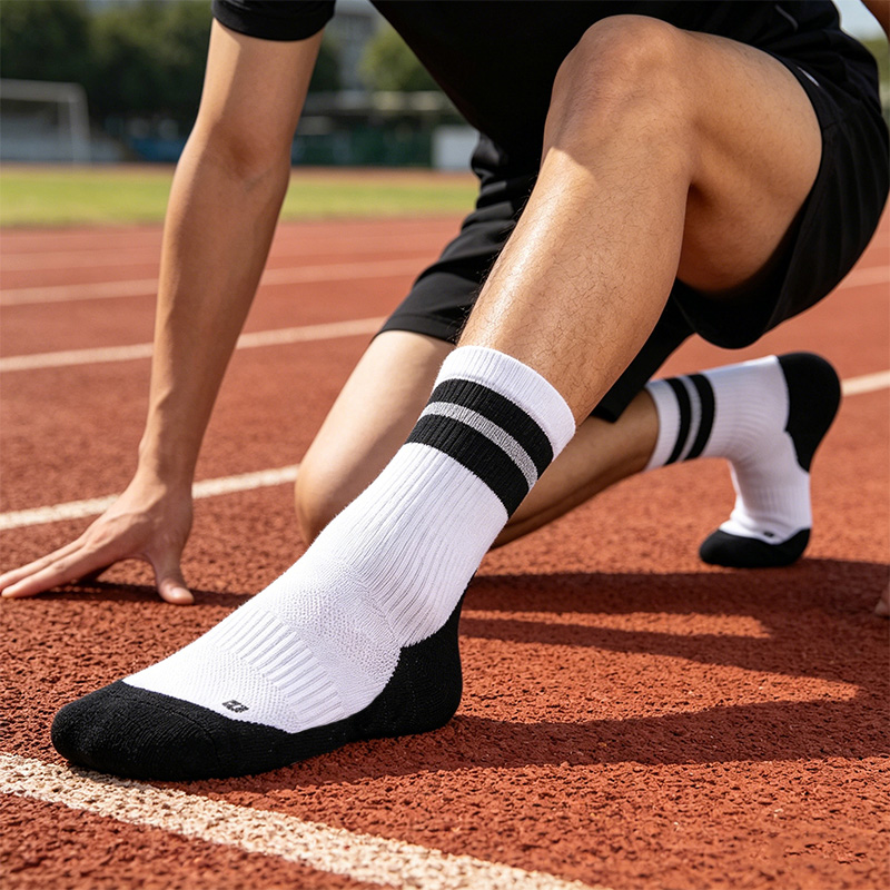 Premium 200-Needle Performance Running Socks