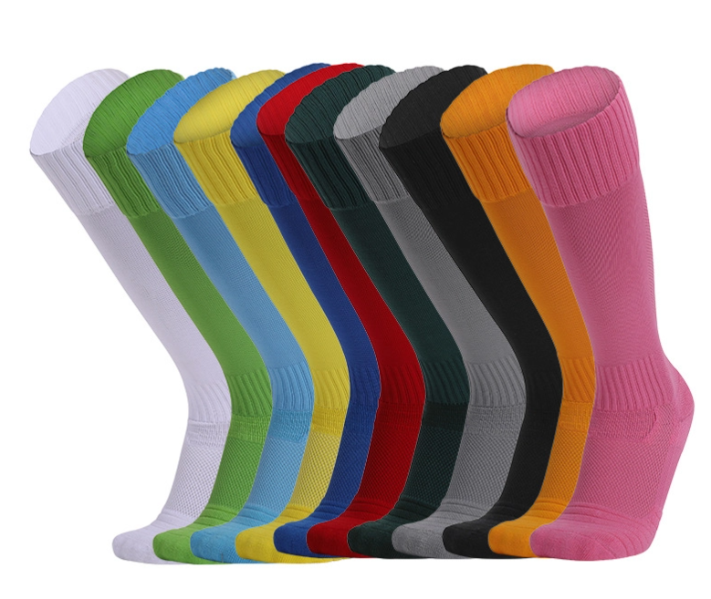 Nylon-like Long Padded Football Socks