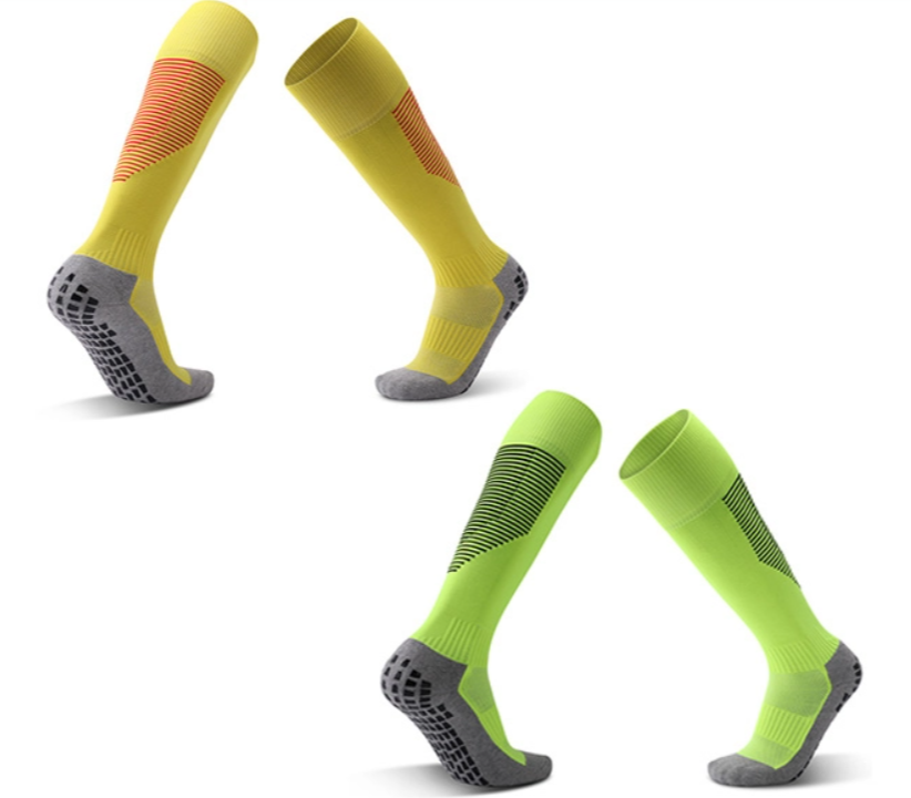 High Cut Non Slip Football Training Socks with Grips
