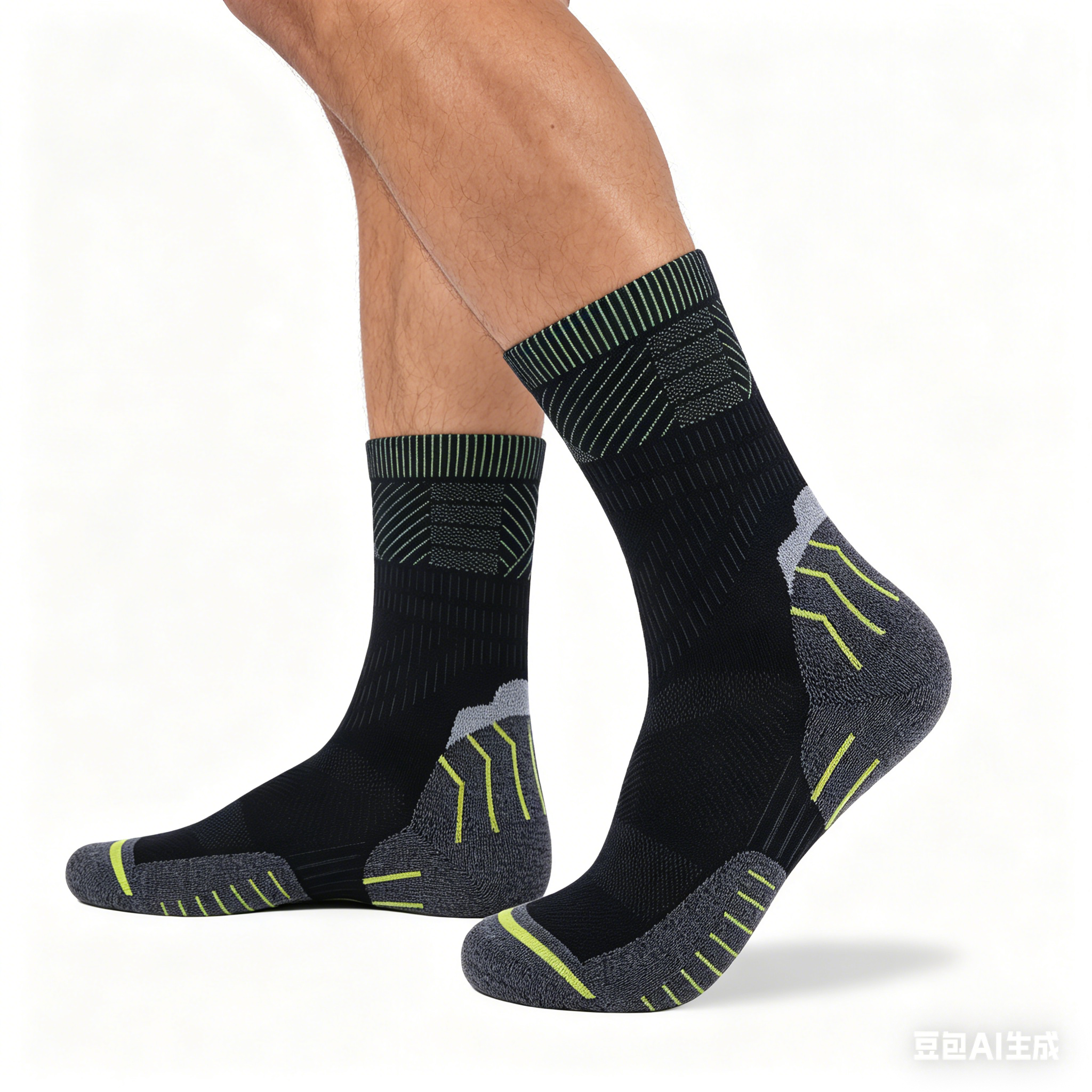 Premium 200-Needle Performance Running Socks