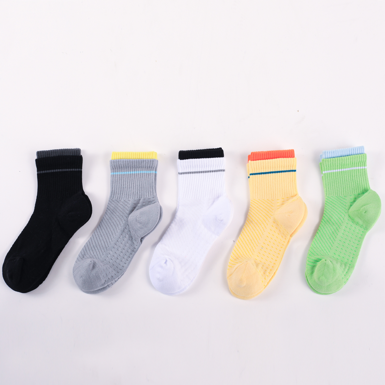 Seamless Anti-Slip Cotton Running Socks