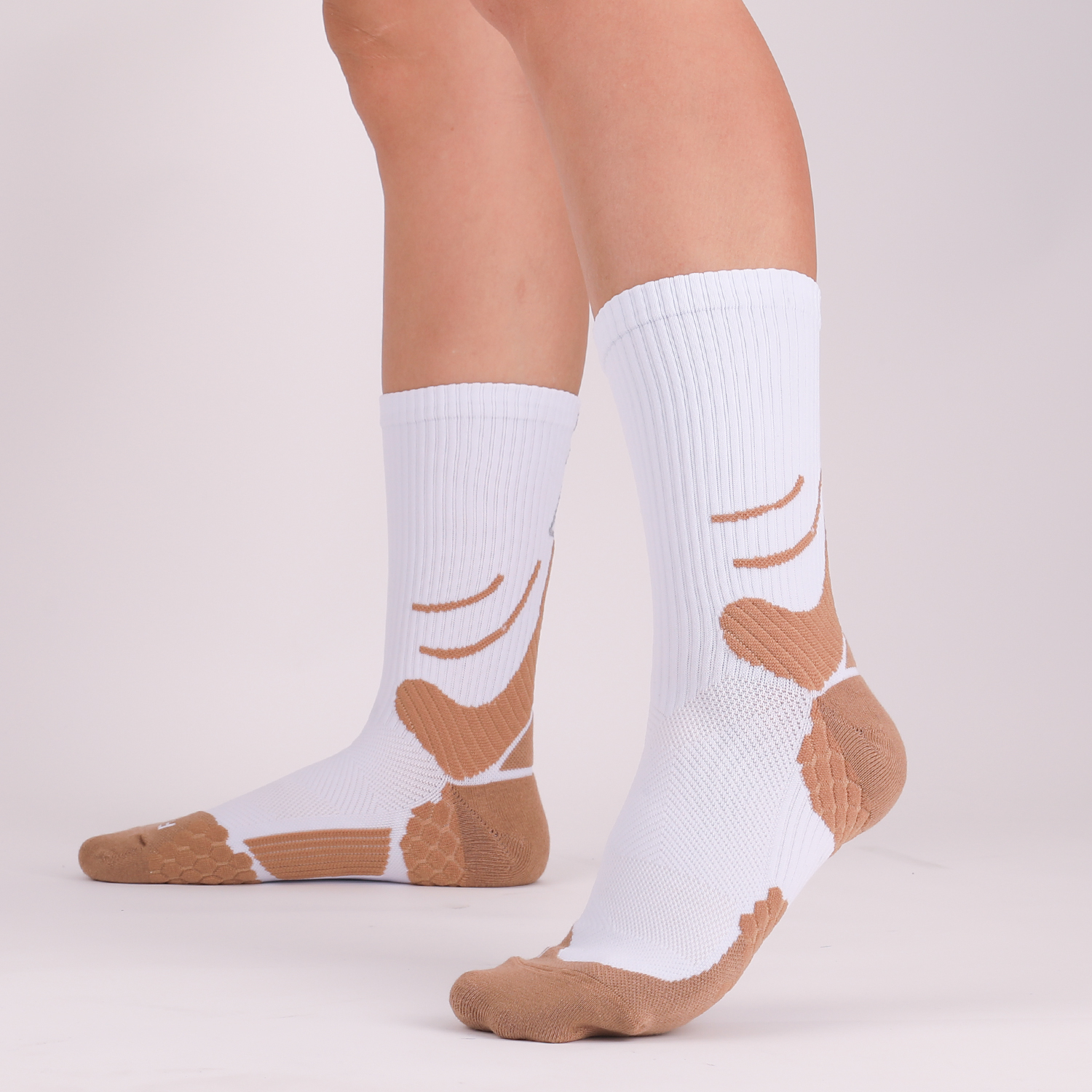 Premium 200-Needle Performance Running Socks