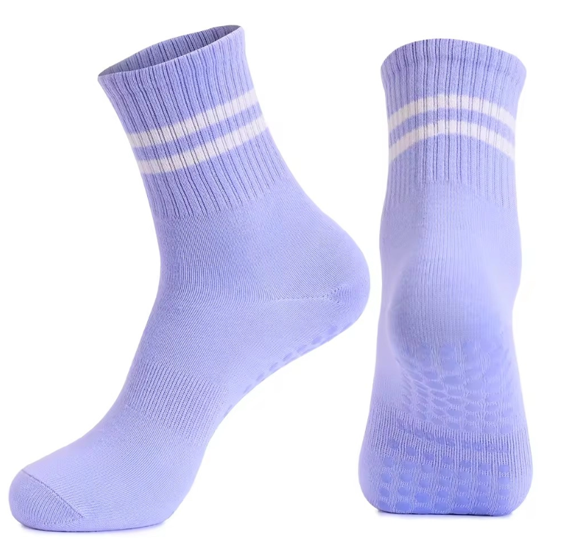 Dot-Grip Cushioned Yoga Running Socks