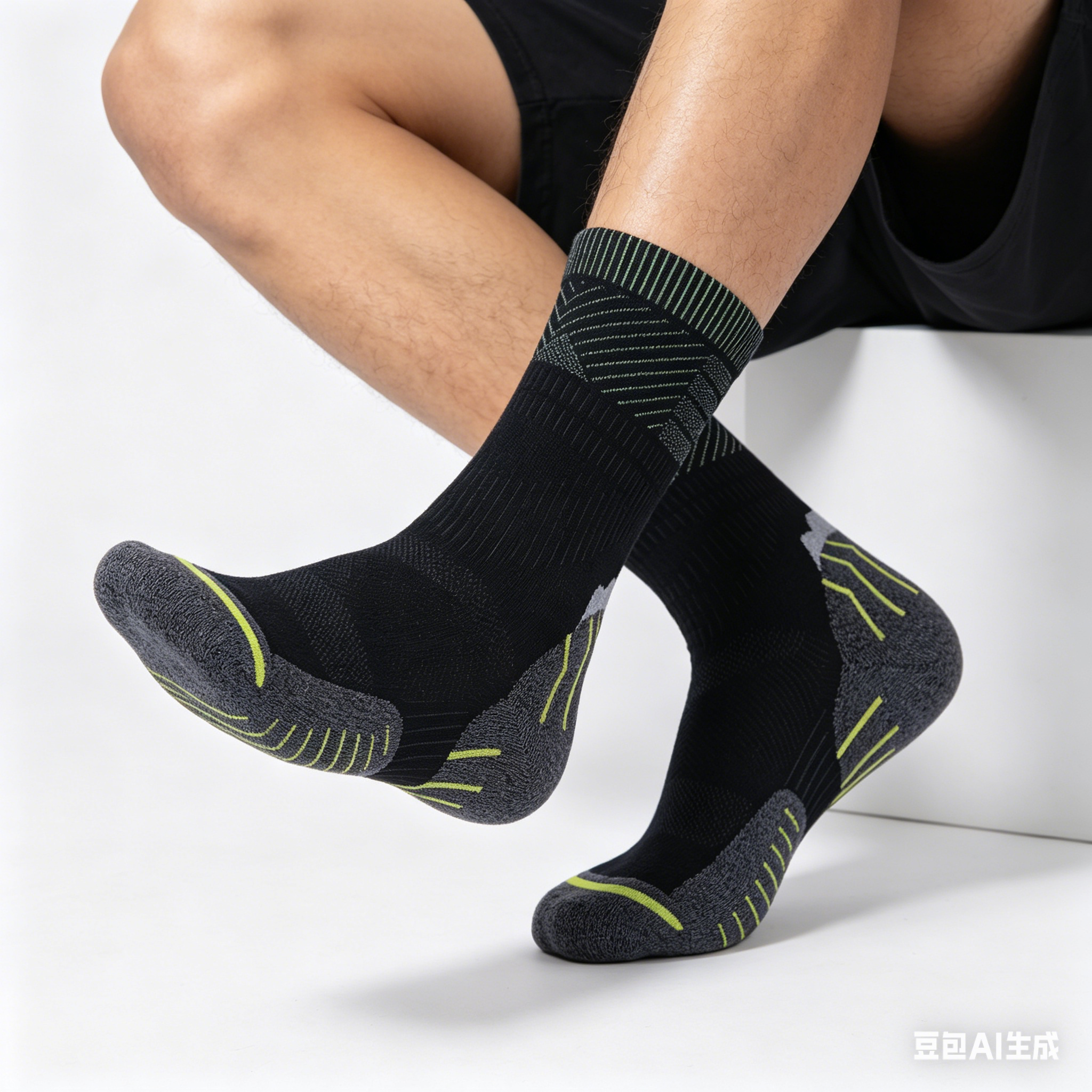 Premium 200-Needle Performance Running Socks