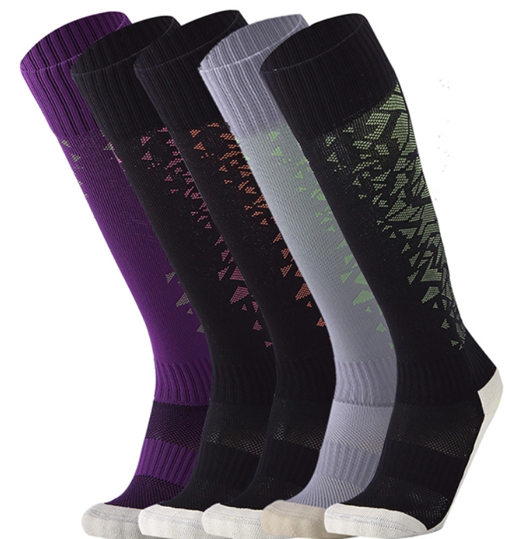 Non-slip Sports Socks na may Grips At Padded Soles sa High-cut Design