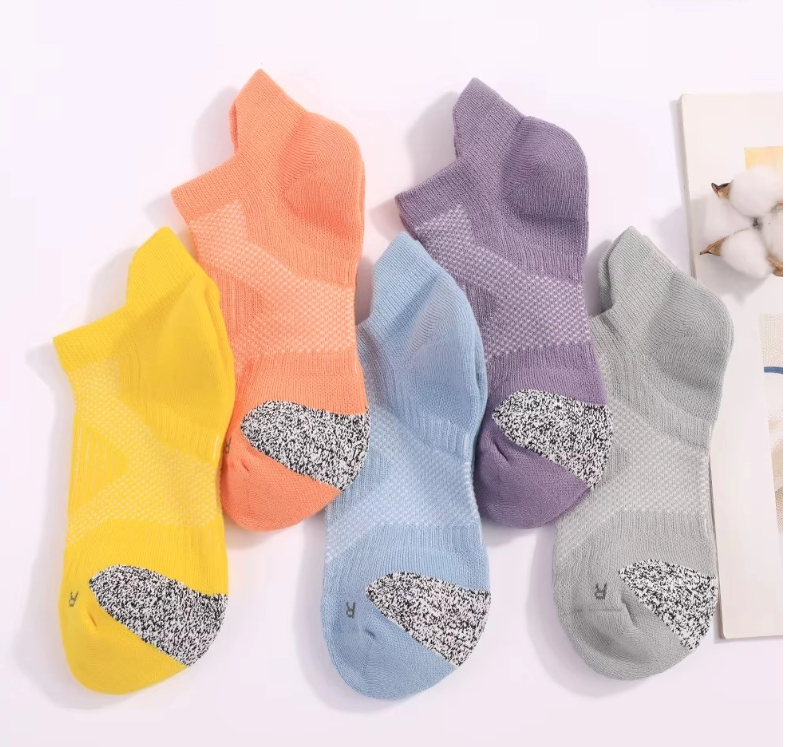 Breathable Supima Cotton Cushioned Running Socks